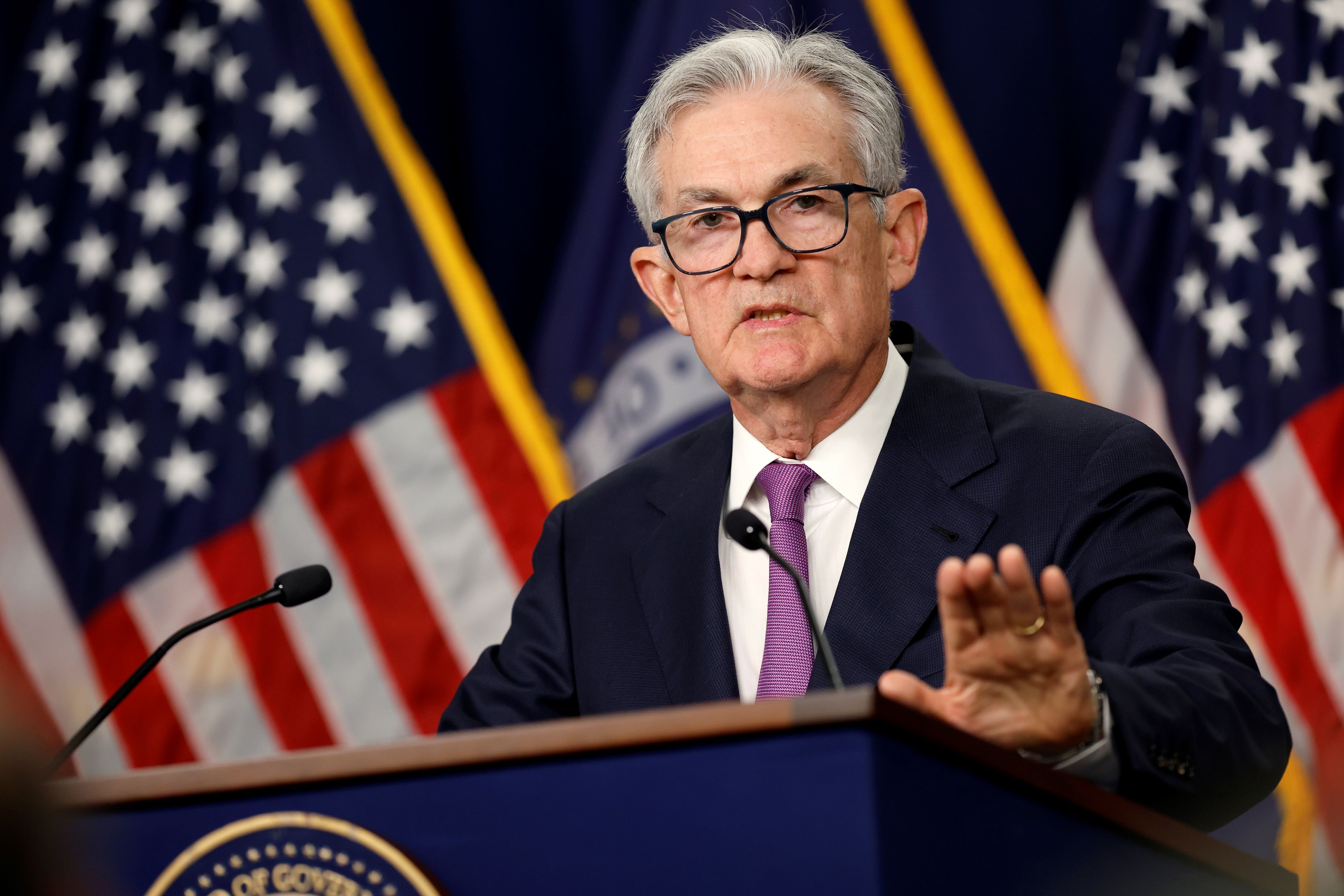 Fed chairman Jerome Powell